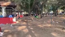 KOTOR: Pantai Slopeng Sumenep banyak sampah berserakan (SC TikTok)