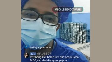 SIARAN: SPPG Lenteng Timur 3 saat live TikTok (SC TikTok)