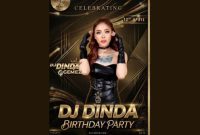 POSTER: Mr. Ball kembali menggelar acara 'DJ Dinda Birthday Party'  (Foto Istimewa)