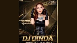 POSTER: Mr. Ball kembali menggelar acara 'DJ Dinda Birthday Party'  (Foto Istimewa)