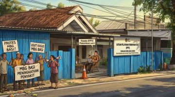 ILUSTRASI: Kepala SPPG Pakamban Laok 2 bungkam dan santai di tengah kisruh MBG basi di Pragaan (Doc. Seputar Jatim)