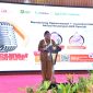 TEGAS: Wabup Sumenep, Imam Hasyim, saat memberikan sambutan dalam talk show keuangan bertema inklusi keuangan BPR Syariah di Pendopo Agung Keraton Sumenep (Doc. Seputar Jatim)