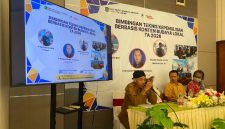 FOKUS: Kepala Dispusip Kabupaten Sumenep, Rudi Yuyianto, saat memberikan sambutan dalam kegiatan bimtek (SandiGT - Seputar Jatim)