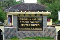 Kantor Polsek Sapudi Sumenep (Doc. Seputar Jatim)