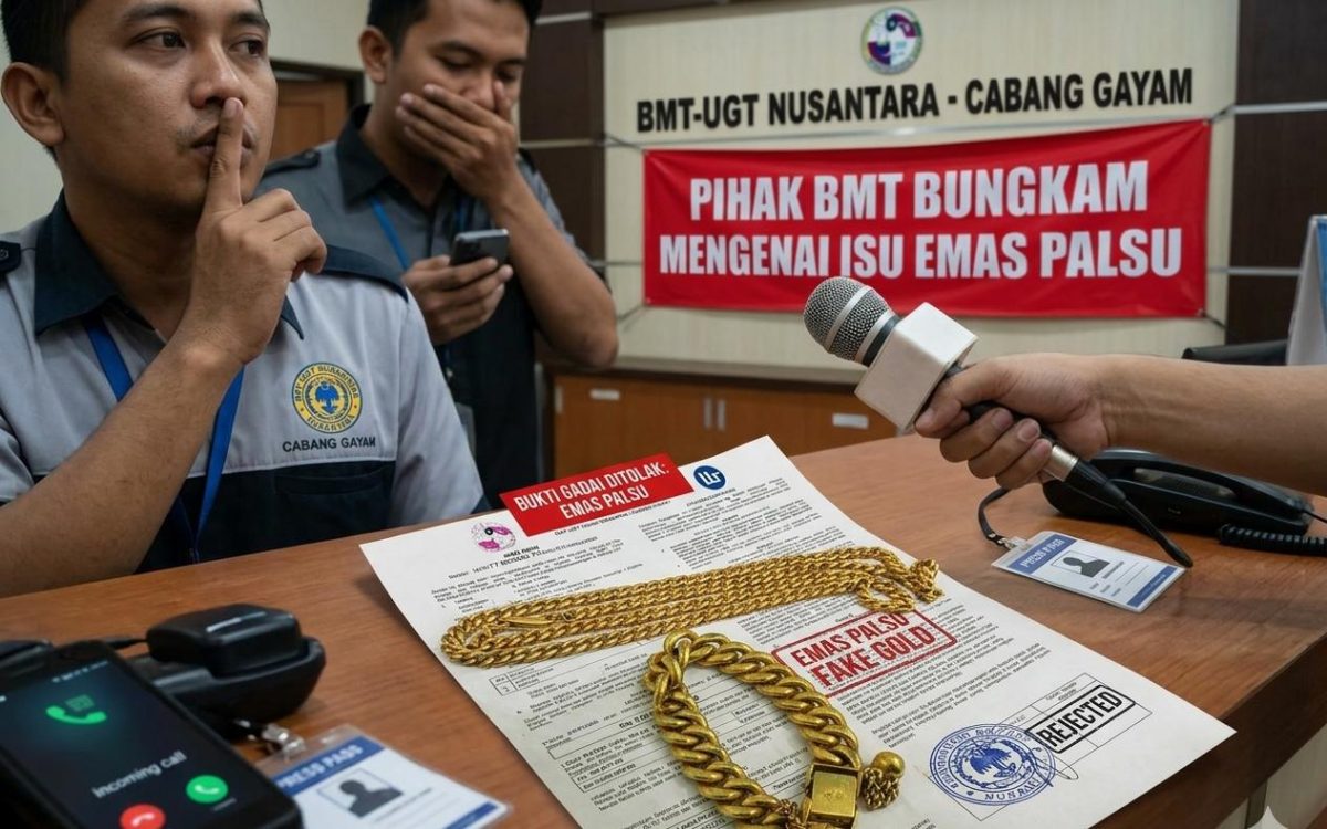 ILUSTRASI: BMT-UGT Gayam memilih bungkam saat dikonfirmasi media soal kisruh gadai emas Rp200 juta lebih (Doc. Seputar Jatim)
