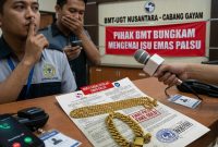 ILUSTRASI: BMT-UGT Gayam memilih bungkam saat dikonfirmasi media soal kisruh gadai emas Rp200 juta lebih (Doc. Seputar Jatim)