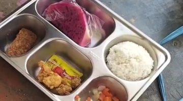 MAKANAN: MBG yang didistribusikan SPPG Pakamban Laok 2 diprores wali murid diduga sayurnya basi (Doc. Seputar Jatim)