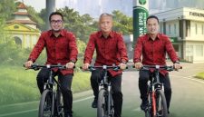 ILUSTRASI: BPRS Bhakti Sumekar mendukung gerakan hemat BBM di Sumenep dengan bersepeda (Foto Instagram BRPS)