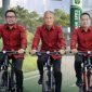 ILUSTRASI: BPRS Bhakti Sumekar mendukung gerakan hemat BBM di Sumenep dengan bersepeda (Foto Instagram BRPS)