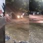 GELAP: Proyek Jembatan di depan SPBU Pakandangan, minim pengaman dan penerangan hingga kerap pengendara alami kecelakaan (Foto Istimewa)
