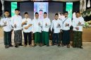 KOMPAK: LKNU Pamekasan melakukan foto bersama usai dilantik (Doc. Seputar Jatim)