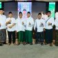 KOMPAK: LKNU Pamekasan melakukan foto bersama usai dilantik (Doc. Seputar Jatim)