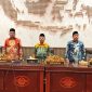 RAPAT: Wakli Bupati Sumenep, Imam Hasyim (kiri) dan Ketua DPRD, Zainal Arifin (kiri nomor dua) dan segenap jajaran petinggi DPRD Sumenep (Doc. Seputar Jatim)