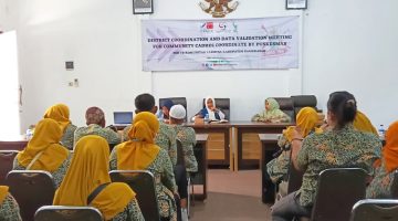 FOKUS: Yabhysa bersama LKNU Cabang Pamekasan, saat menggelar Pelatihan dan Edukasi Kesehatan di Pendopo Wakil Bupati Pamekasan (Doc. Seputar Jatim)