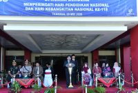 TEGAS: Wabup Sumenep, Imam Hasyim, saat memberikan sambutan di acara Harkitnas 2026 (Doc. Seputar Jatim)