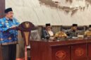 SAMBUTAN: Wabup Sumenep, Imam Hasyim, saat membuka rapat paripurna dengan agenda penyampaian Nota Penjelasan Bupati terhadap Raperda tentang Pertanggungjawaban Pelaksanaan APBD Tahun Anggaran 2025 (Doc. Seputar Jatim)