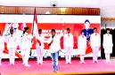MEGAH: Budayawan Sumenep, Ibnu Hajar, saat membacakan refleksi Bung Karno di Pendopo Agung Sumenep (Doc. Seputar Jatim)