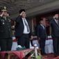 HORMAT: Bupati Sumenep, Achmad Fauzi Wongsojudo, saat memimpin upacara peringatan Hari Lahir Pancasila di halaman Pemkab Sumenep (Doc. Seputar Jatim)