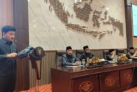 FOKUS: Suasana Rapat Paripurna DPRD Sumenep dengan agenda penyampaian laporan Banggar terhadap pembahasan Raperda tentang Pertanggungjawaban Pelaksanaan APBD Tahun Anggaran 2025 (Doc. Seputar Jatim)