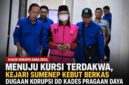 BERJALAN: Kades Pragaan Daya, IM, siap memasuki meja hijau dalam kasus korupsi DD (Doc. Seputar Jatim)