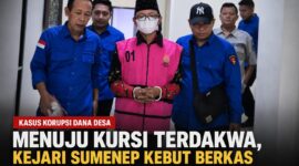 BERJALAN: Kades Pragaan Daya, IM, siap memasuki meja hijau dalam kasus korupsi DD (Doc. Seputar Jatim)