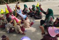 MENYENANGKAN: Suasana pelaksanaan MATAMUDA 2026 di RA Nurul Mannan, Banjar Barat, berlangsung lancar dan bahagia (Doc. Seputar Jatim)