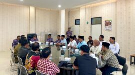 SERIUS: Lakpesdam NU dan LPBH NU saat melakukan audiensi di Kantor Pemkab Sumenep (Doc. Seputar Jatim)
