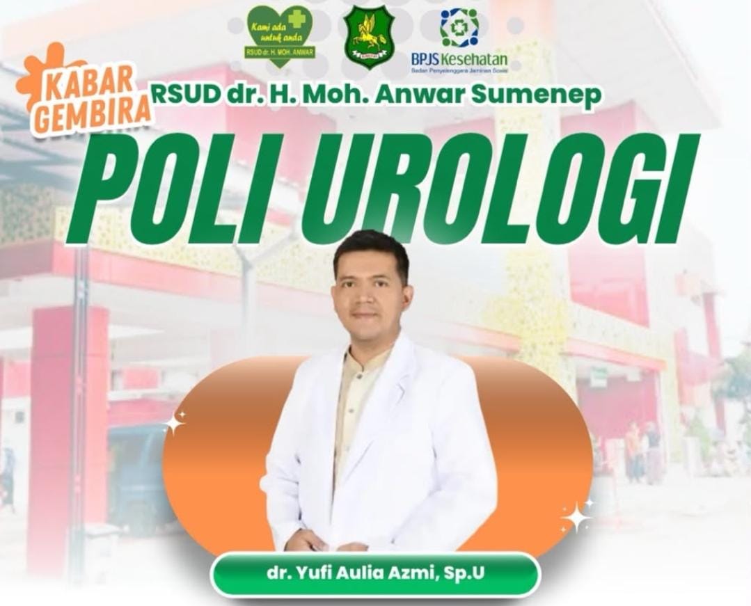 FLAYER: RSUD dr. H. Moh. Anwar kini resmi membuka layanan Poli Urologi yang ditangani dokter spesialis urologi, Yufi Aulia Azmi (Dok. Seputar Jatim)