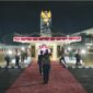 KHIDMAT: Upacara Apel Kehormatan dan Renungan Suci (AKRS) digelar di Taman Makam Pahlawan (TMP) Jokotole, Sumenep, menjelang peringatan HUT ke-81 Kemerdekaan Republik Indonesia (Dok. Seputar Jatim)