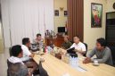 PERTEMUAN: Lakpesdam PCNU dan LPBH NU Kabupaten Sumenep saat melakukan audiensi bersama Kapolresta Sumenep (Dok. Seputar Jatim)