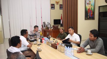 PERTEMUAN: Lakpesdam PCNU dan LPBH NU Kabupaten Sumenep saat melakukan audiensi bersama Kapolresta Sumenep (Dok. Seputar Jatim)