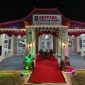 MEGAH: Stan Pameran Bappeda Sumenep di Madura Night Vaganza 2026 bernuansa pendopo keraton (Dok. Seputar Jatim)