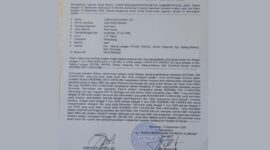 Surat Tanda Penerimaan Laporan (STTLP) Polresta Sumenep (Dok. Seputar Jatim)