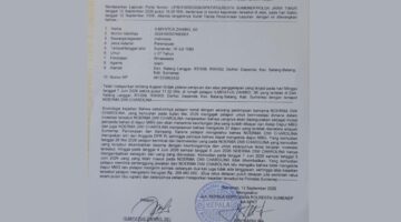 Surat Tanda Penerimaan Laporan (STTLP) Polresta Sumenep (Dok. Seputar Jatim)