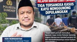 TEGAS: Pj. Kepala Desa Nonggunong sekaligus pihak yang disebut sebagai pelapor, Heri Normansyah (Dok. Seputar Jatim)