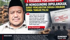 ILUSTRASI: Pj. Kepala Desa Nonggunong, Heri Normansyah, membantah pernah mencabut laporan kasus dugaan pencurian kayu yang disebut sebagai aset Desa Nonggunong (Dok. Seputar Jatim)