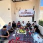 KHIDMAT: Suasana doa bersama usai meresmikan Kantor JIP (Dok. Seputar Jatim)