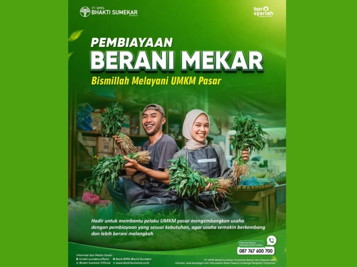 Flayer Berani Mekar (IG : BPRS Bhakti Sumekar)