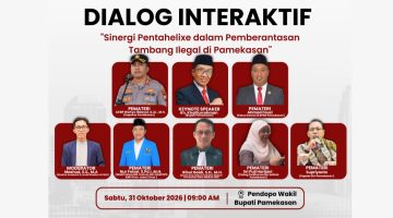 Flayer Dialog Interaktif yang akan di gelar Jurnalis Independen Pamekasan (JIP) (Dok. Seputar Jatim)