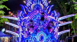 MEGAH: Musik Tongtong Angin Ribut untuk tampil dalam Rider Parade MotoGP Mandalika (Foto Istimewa)