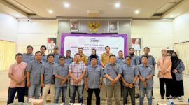 KOMPAK: Foto bersama usai pelaksanaan Rapat Kerja (Raker) SMSI Kabupaten Sumenep 2027 di Aula Al-Qarya DPMD Sumenep (Dok. Seputar Jatim)
