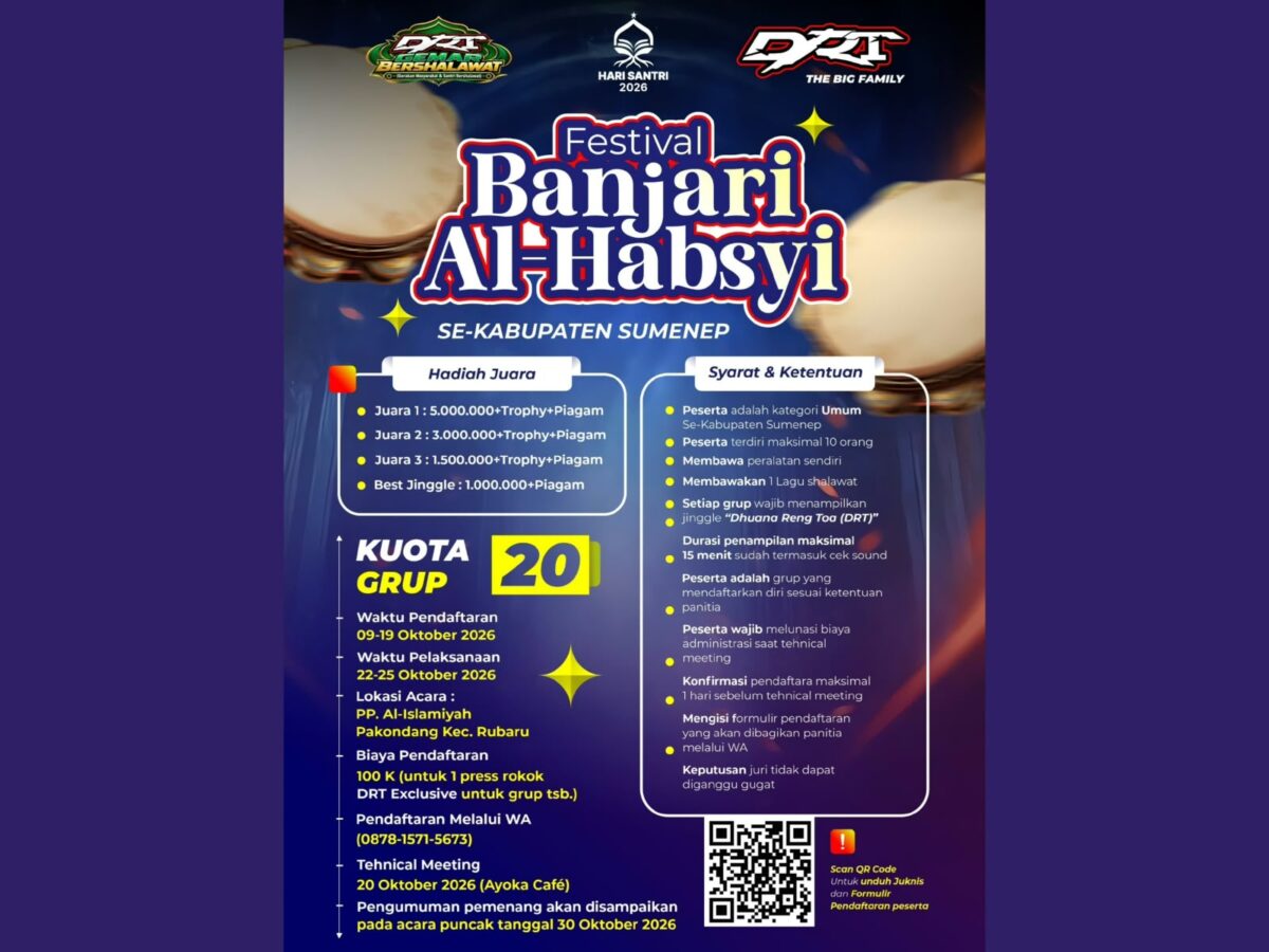 Flayer DRT Gemar Bersholawat (Dok. Seputar Jatim)