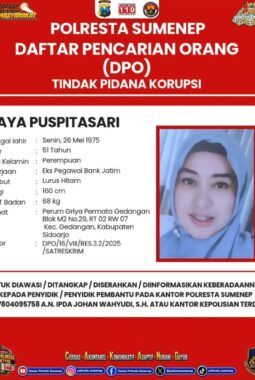 Maya Puspitasari Diburu Polresta Sumenep, Masuk DPO Kasus Dugaan Korupsi