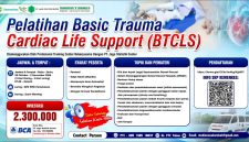 Flayer kegiatan pelatihan BTCLS untuk perawat se Madura (Dok. Seputar Jatim)
