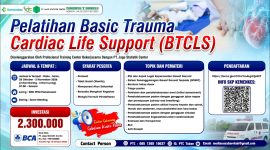 Flayer kegiatan pelatihan BTCLS untuk perawat se Madura (Dok. Seputar Jatim)