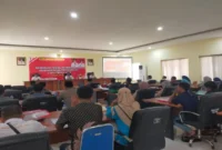 FOKUS: Suasana bimtek pembinaan, dan pendampingan pelaporan LKPM Triwulan III di Aula Kantor DPMPTSP Sumenep (Dok. Seputar Jatim)